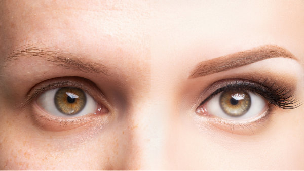 Schöne Augenbrauen durch Microblading